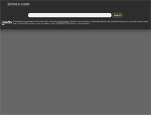 Tablet Screenshot of jotsex.com